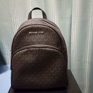 Michael Kors abbey logo backpack purse